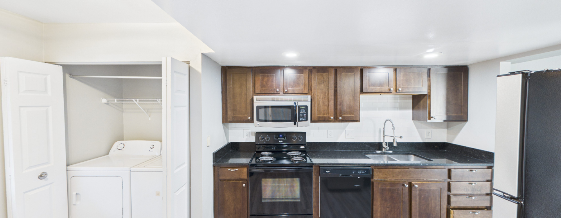 Kitchen and washer dryer