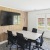 Room with tv and conference table 